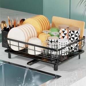 Stainless Steel Dish Rack for Kitchen Counter