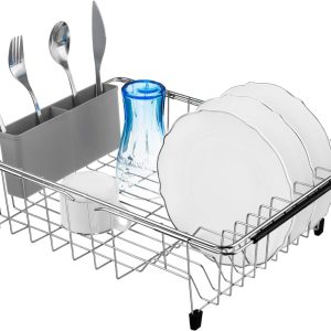 Expandable Deep - Large Dish Drying Rack, Over The Sink