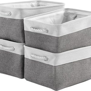 Large 4 Pack Closet Storage Bin Foldable Storage Baskets