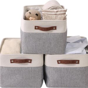 Fabric Storage Basket for Shelves for Organizing